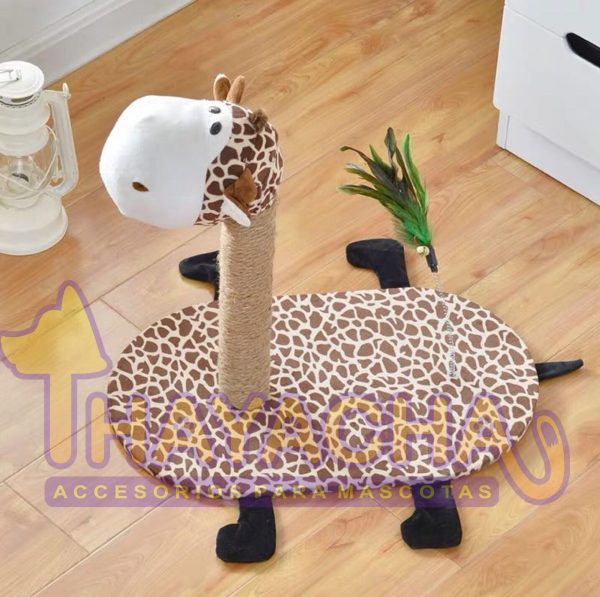 Juguete sisal árbol jirafa para gato