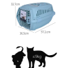 Transportadora Doble Puerta para Gatos