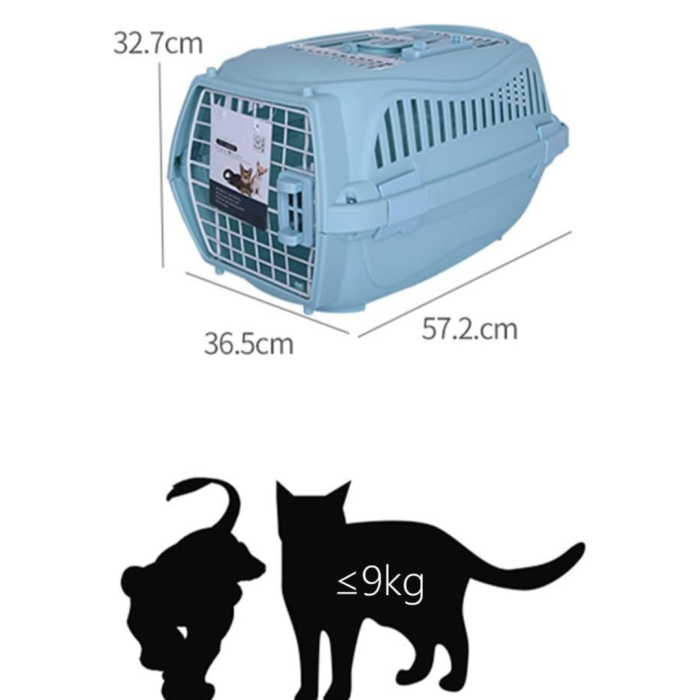 Transportadora Doble Puerta para Gatos