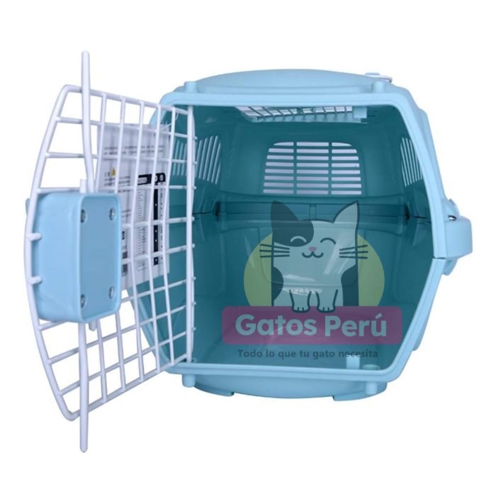 Transportadora Doble Puerta para Gatos