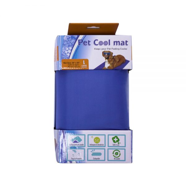 Cool Mat-L Azul con gel refrigerante