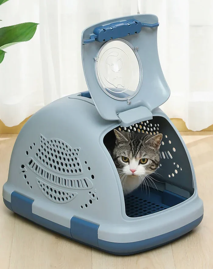 Transportín "Castillo de Viaje" para Gatos