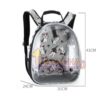 Mochila transparente para mascotas