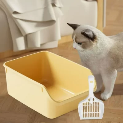 Caja arenera para gatos grandes