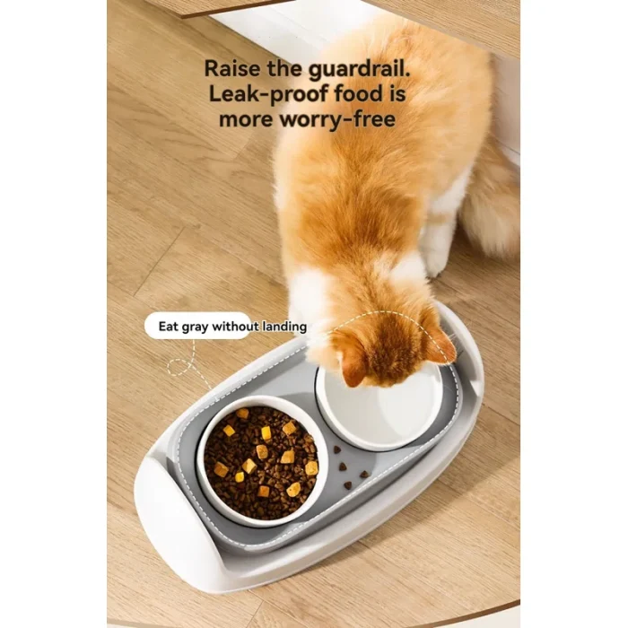 Comedero Doble Elevado: Confort Felino en Perú