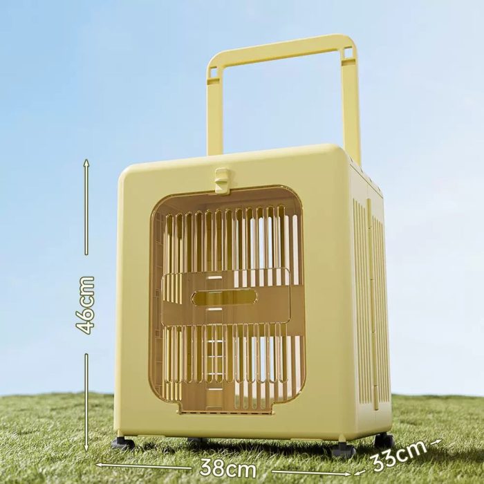 Transportadora para Gatos con Ruedas y Asa