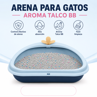 Arena perlada con Aroma a Talco BB 25kg