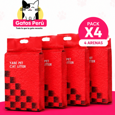 Arena de Tofu YABE PET pack 4 bolsas