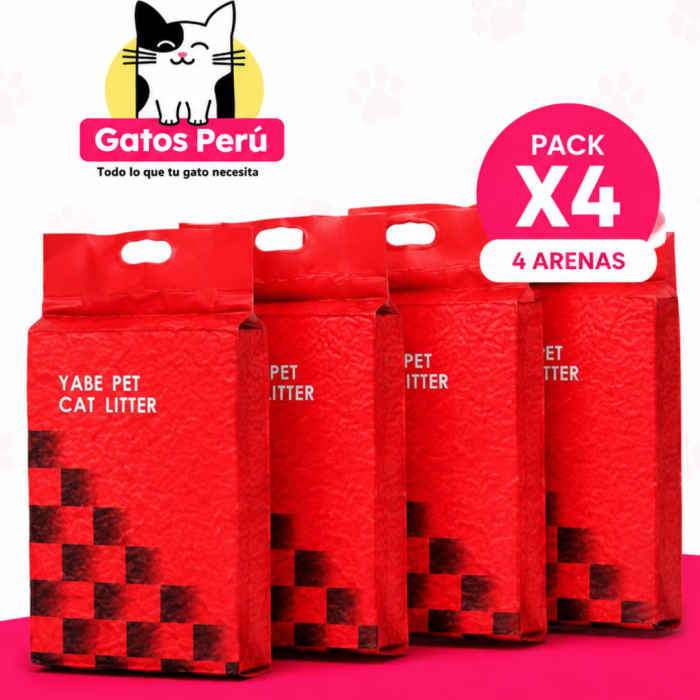 arena tofu oferta yabe pet Arena de Tofu YABE PET pack 4 bolsas