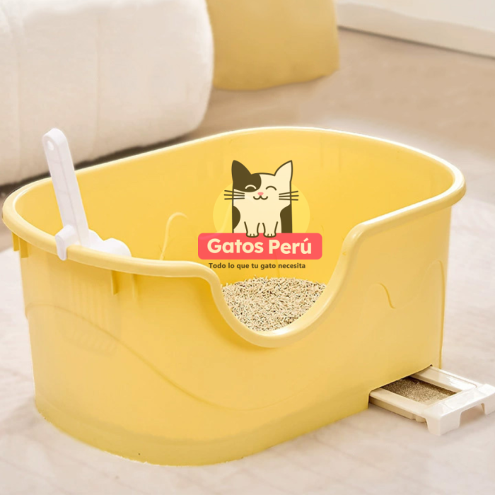 Arenero XL para Gatos Grande con Filtro de Polvo