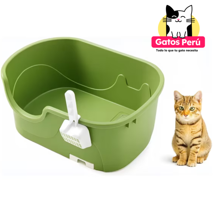 Arenero XL para Gatos Grande con Filtro de Polvo