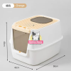 Arenero para Gatos con Apertura Superior 90° y Diseño Cerrado