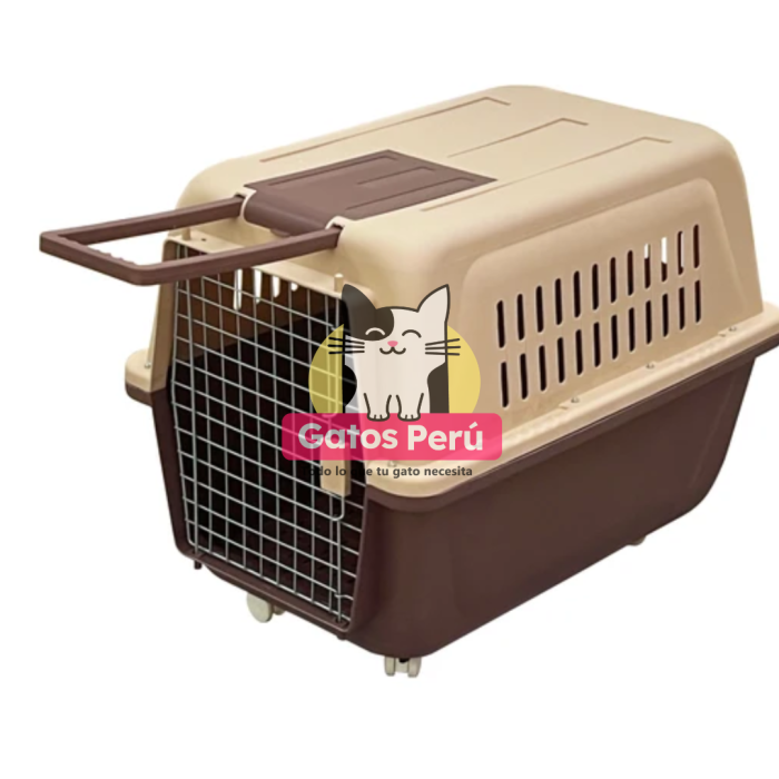 Kennel L100 | Transportín Aéreo para Gatos - Negro o Marrón