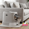 arenero para gatos cerrado y practico Arenero para Gatos Cerrado: Espacioso y Fácil de Limpiar