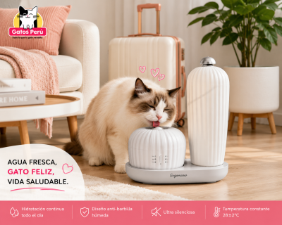 Fuente Agua Inteligente para Gatos 1.8L