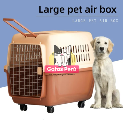 Kennel L100 | Transportín Aéreo para Gatos - Negro o Marrón