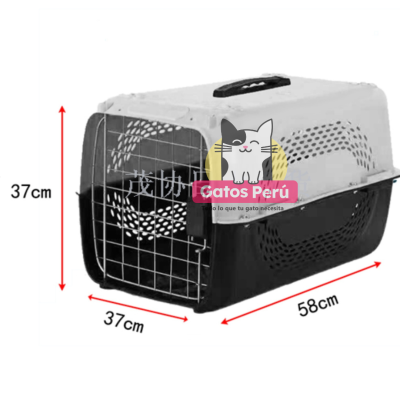Kennel L60 para Gatos: Transportadora Grande y Resistente