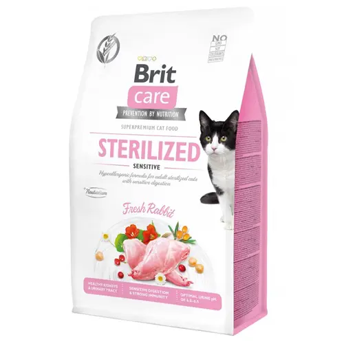BRIT-CARE-CAT-GRAIN-FREE-STERILIZED-SENSITIVE-gatosperu.com Brit Care Cat Sterilized Sensitive GF 7 kg