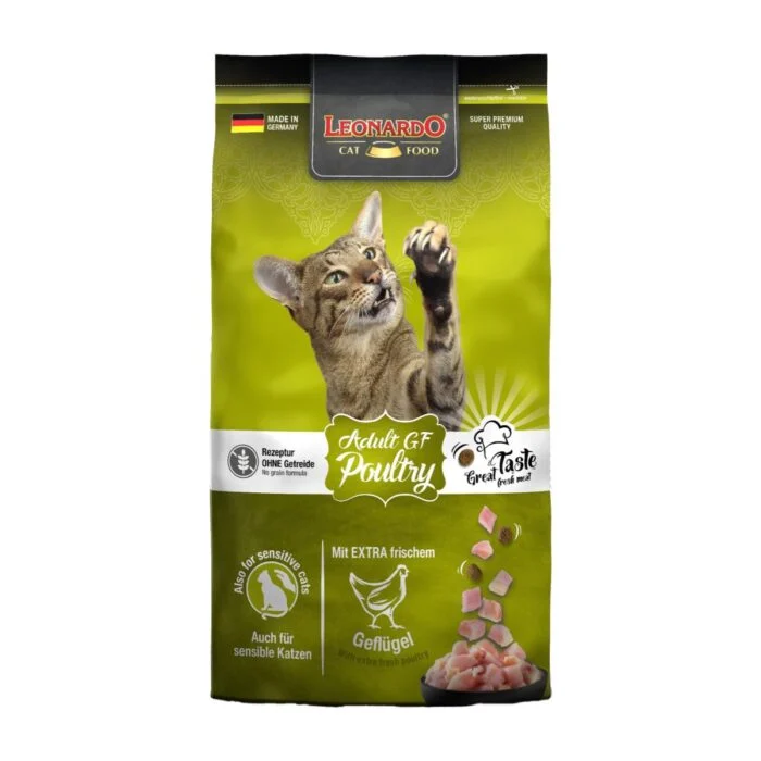Leonardo Adult GF Poultry – Alimento libre de granos gatos adultos