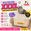 Arenero abierto XXXL para gatos grandes