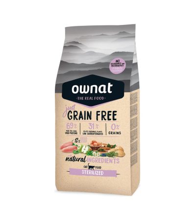 Ownat GF Just Sterilized: Comida Sin Grano para Gatos