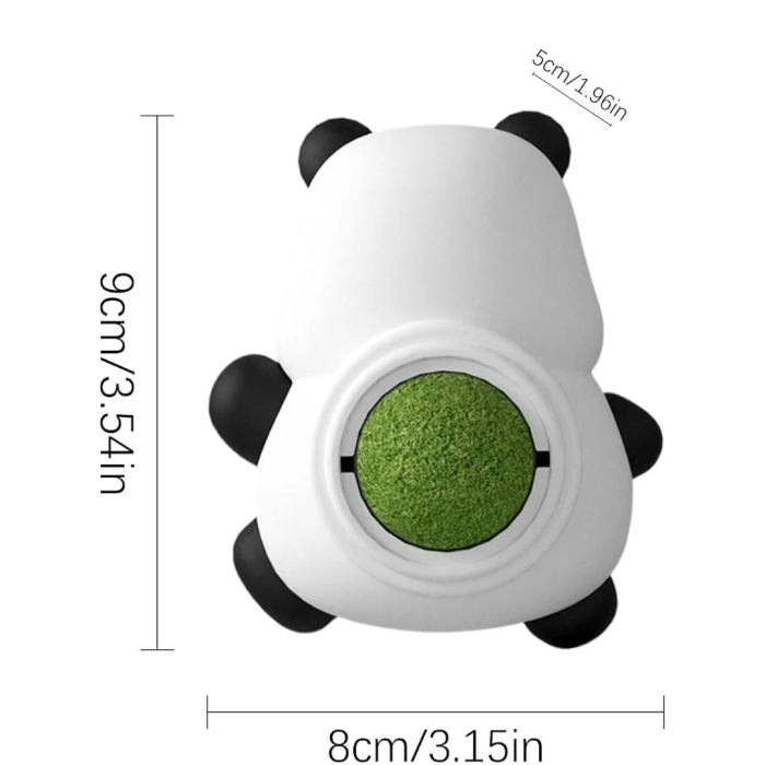 panda catnip gatosperu Juguete de Panda con Catnip