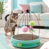 Juguete Interactivo para Gatos con Rascador y Plumas