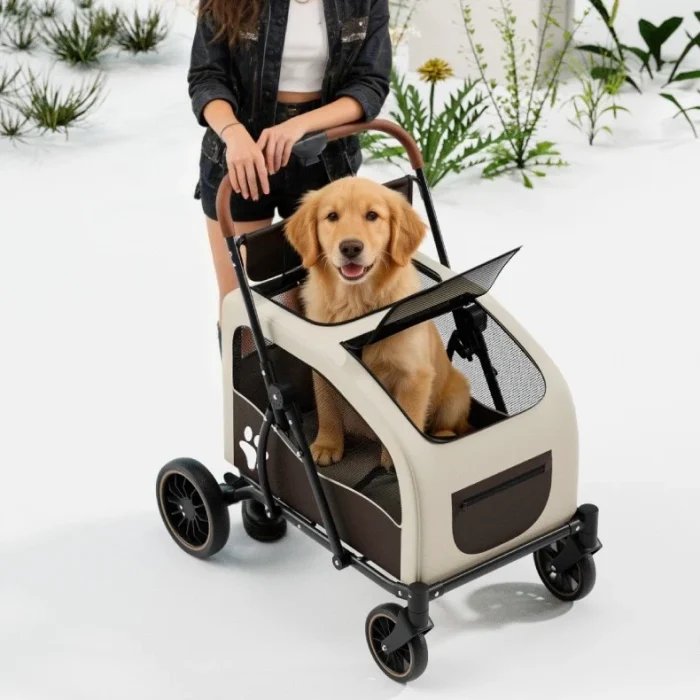 Carrito Transportador Mascotas Extra Grande