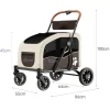 Carrito Transportador Mascotas Extra Grande