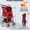 Cochecito Plegable para Gatos