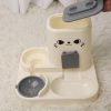 Dispensador Automático 2 en 1 para Gatos - Diseño Kawaii